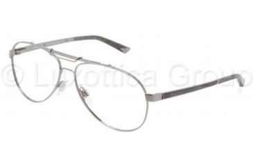 Image of Dolce&amp;Gabbana Iconic evolution DG1223 Progressive Prescription Eyeglasses 04-5614 - Gunmetal Frame