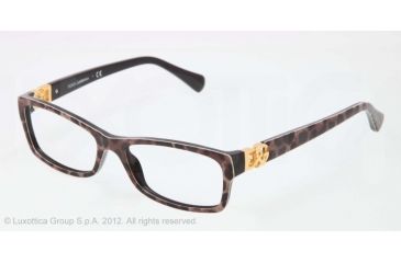Image of Dolce&amp;Gabbana ICONIC LOGO DG3147P Bifocal Prescription Eyeglasses 1995-51 - Animalier Frame, Demo Lens Lenses