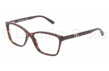 Image of Dolce&amp;Gabbana ICONIC LOGO DG3153P Eyeglass Frames 502-5215 - Havana Frame