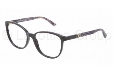Image of Dolce&amp;Gabbana ICONIC LOGO DG3154P Progressive Prescription Eyeglasses 2688-5216 - Dark Steel Frame