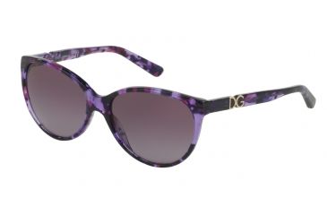 Image of Dolce&amp;Gabbana ICONIC LOGO DG4171PM Single Vision Prescription Sunglasses DG4171PM-29128H-56 - Lens Diameter 56 mm, Frame Color Violet Marble
