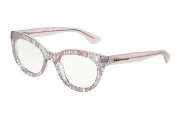 Image of Dolce&amp;Gabbana LACE DG3197 Bifocal Prescription Eyeglasses 2856-51 - Powder Lace Frame
