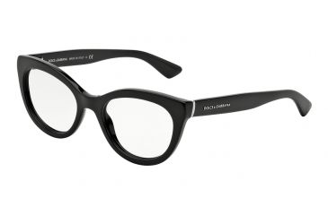 Image of Dolce&amp;Gabbana LACE DG3197 Bifocal Prescription Eyeglasses 501-51 - Black Frame
