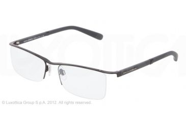 Image of Dolce&amp;Gabbana LIFESTYLE DG1249 Bifocal Prescription Eyeglasses 1233-53 - Matte Black Frame