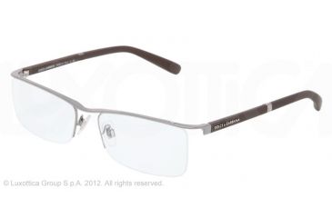 Image of Dolce&amp;Gabbana LIFESTYLE DG1249 Bifocal Prescription Eyeglasses 1234-53 - Gunmetal Frame