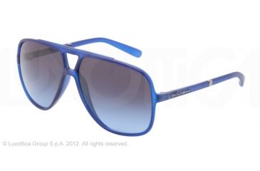 Image of Dolce&amp;Gabbana LIFESTYLE DG6081 Progressive Prescription Sunglasses DG6081-26508F-60 - Lens Diameter 60 mm, Lens Diameter 60 mm, Frame Color Blue
