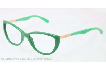 Image of Dolce&amp;Gabbana LIPSTICK DG3155 Eyeglass Frames 2699-54 - Matte Opal Green Frame, Demo Lens Lenses