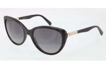 Image of Dolce&amp;Gabbana LIPSTICK DG4175 Single Vision Prescription Sunglasses DG4175-501-T3-57 - Lens Diameter 57 mm, Frame Color Black