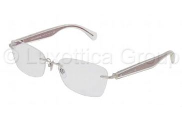 Image of Dolce&amp;Gabbana Mambo collection DG1229 Bifocal Prescription Eyeglasses 067-5317 - Silver Frame