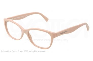 Image of Dolce&amp;Gabbana MATT SILK DG3136 Prescription Eyeglasses 2585-55 - Matte Powder Frame