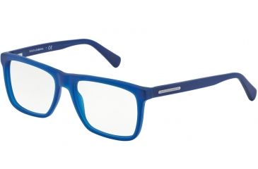 Image of Dolce&amp;Gabbana MIMETIC DG3192 Bifocal Prescription Eyeglasses 2727-53 - Matte Blue Frame