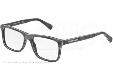 Image of Dolce&amp;Gabbana MIMETIC DG3192 Bifocal Prescription Eyeglasses 2804-53 - Top Mimetic/military Green Mt Frame