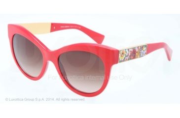 Image of Dolce&amp;Gabbana MOSAICO COLLECTION DG4215 Progressive Prescription Sunglasses DG4215-588-13-53 - Lens Diameter 53 mm, Frame Color Red