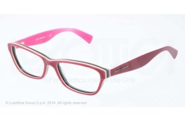 Image of Dolce&amp;Gabbana MULTICOLOR DG3175 Eyeglass Frames 2766-52 - Marc/multilayer/fuxia Frame