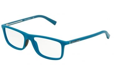 Image of Dolce&amp;Gabbana RUBBER EVOLUTION DG5013 Eyeglass Frames 2894-55 - Turquoise Rubber Frame