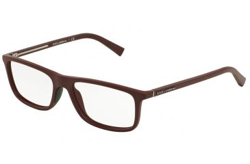 Image of Dolce&amp;Gabbana RUBBER EVOLUTION DG5013 Eyeglass Frames 2895-55 - Bordeaux Rubber Frame