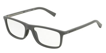 Image of Dolce&amp;Gabbana RUBBER EVOLUTION DG5013 Eyeglass Frames 2901-55 - Grey Rubber Frame