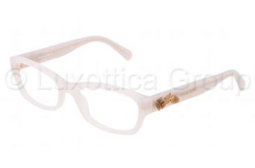 Image of Dolce&amp;Gabbana SICILIAN BAROQUE DG3150 Eyeglass Frames 2675-5217 - Opal Ice Frame, Demo Lens Lenses
