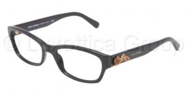 Image of Dolce&amp;Gabbana SICILIAN BAROQUE DG3150 Eyeglass Frames 501-5217 - Black Frame