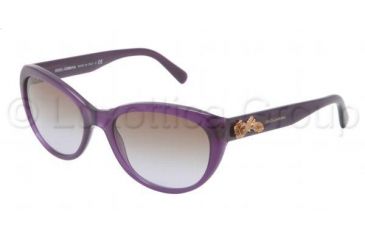 Image of Dolce&amp;Gabbana SICILIAN BAROQUE DG4160 Single Vision Prescription Sunglasses DG4160-267768-5418 - Lens Diameter 54 mm, Frame Color Opal Violet