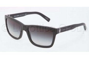 Image of Dolce&amp;Gabbana SICILIAN HINGE DG4161 Progressive Prescription Sunglasses DG4161-19348G-5718 - Lens Diameter 57 mm, Frame Color Matte Black