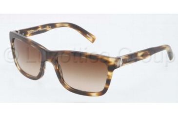 Image of Dolce&amp;Gabbana SICILIAN HINGE DG4161 Progressive Prescription Sunglasses DG4161-267213-5718 - Lens Diameter 57 mm, Frame Color Matte Striped Brown