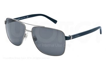Image of Dolce&amp;Gabbana SMALL SICILIAN HINGE DG2131 Progressive Prescription Sunglasses DG2131-04-87-57 - Lens Diameter 57 mm, Frame Color Gunmetal