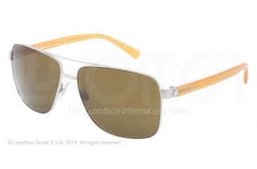 Image of Dolce&amp;Gabbana SMALL SICILIAN HINGE DG2131 Progressive Prescription Sunglasses DG2131-124273-57 - Lens Diameter 57 mm, Frame Color Matte Silver