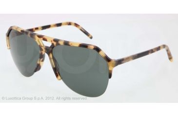 Image of Dolce&amp;Gabbana STEFANO - FASHION SHOW SS13 DG4178 Sunglasses 512/71-62 - Light Havana Frame, Green Lenses