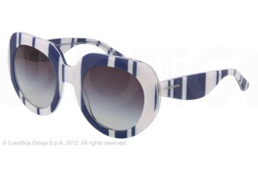 Image of Dolce&amp;Gabbana STRIPES SPECIAL PROJECT DG4191P Progressive Prescription Sunglasses DG4191P-27208G-50 - Lens Diameter 50 mm, Lens Diameter 50 mm, Frame Color Stripes Blue/white