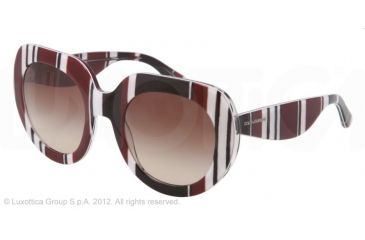 Image of Dolce&amp;Gabbana STRIPES SPECIAL PROJECT DG4191P Progressive Prescription Sunglasses DG4191P-272113-50 - Lens Diameter 50 mm, Lens Diameter 50 mm, Frame Color Stripes Brown/black/white