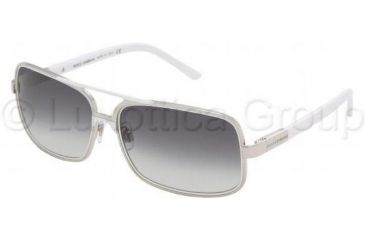 Image of Dolce&amp;Gabbana DG2048 Sunglasses with No-Line Progressive Rx Prescription Lenses DG2048-062-8G-6015 - Lens Diameter: 60 mm, Frame Color: Silver