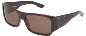 Image of Dolce&amp;Gabbana Bifocal Sunglasses DG4045 with Lined Bi-Focal Rx Prescription Lenses DG4045-502-33-5815 - Lens Diameter: 58 mm, Frame Color: Havana