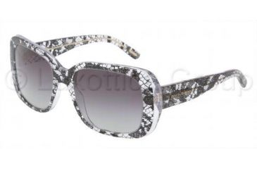 Image of Dolce&amp;Gabbana Prescription Sunglasses DG4101  DG4101-19018G-5419 - Lens Diameter: 54 mm, Frame Color: Black Lace