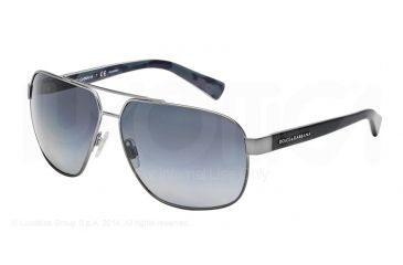 Image of Dolce&amp;Gabbana URBAN DG2140 Single Vision Prescription Sunglasses DG2140-1244T3-63 - Lens Diameter 63 mm, Frame Color Matte Gunmetal