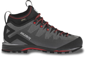 Image of Dolomite Veloce GTX Shoes - Mens, Pewter Grey/Fiery Red, 10M/11W, 2695231186016-10M/11W