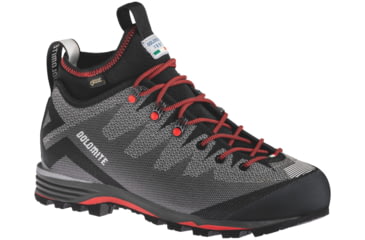 Image of Dolomite Veloce GTX Shoes - Mens, Pewter Grey/Fiery Red, 10M/11W, 2695231186016-10M/11W