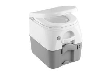 Image of DOMETIC SeaLand 975MSD Portable Toilet 5.0 Gallon - Grey w/Brackets 37730
