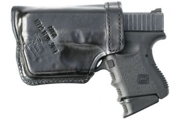 Image of Don Hume Glock IWB Leather Holster Left Hand w/ ArmaLaser IWBG26L