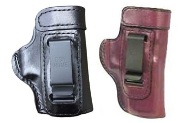 Image of Don Hume H715-M Waistband Clip-On Conceal Carry Holster for Springfield Gun Models, Black, Saddle Brown