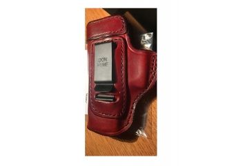 Image of Don Hume H715-M Waistband Clip-On Conceal Carry Holster, Glock 26, Left Hand, Saddle Brown, J168038L