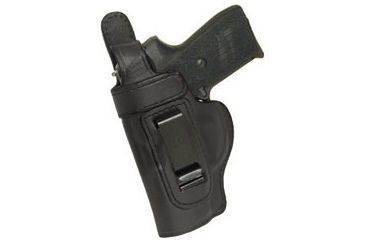 Image of Don Hume H715-M Waistband Clip-On Conceal Carry Holster w/ Thumb Break, SW Bodyguard 38 w/ Lzr , Left Hand, Black, J167335L
