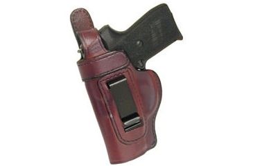 Image of Don Hume H715-M Waistband Clip-On Conceal Carry Holster w/ Thumb Break, Sig Sauer P250 Compact, Left Hand, Saddle Brown, J169301L