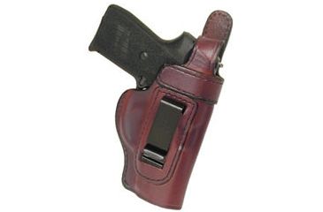 Image of Don Hume H715-M Waistband Clip-On Conceal Carry Holster w/ Thumb Break, Ruger Sp-101 2 1/4 in, Right Hand, Saddle Brown, J167977R
