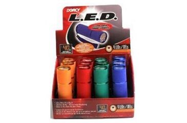 Image of Dorcy 12PC - 3AAA 9 LED Aluminum Glow Flashlight Display 41-6250