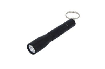 Image of Dorcy 1AAA Aluminum Keychain Light w/ Battery, Black, 46-4001