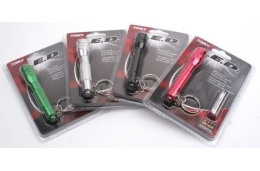 Image of Dorcy 1AAA Aluminum Keychain Light w/ Battery, Black, 46-4001