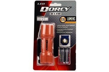 Image of Dorcy 3AAA 135 Lumen Flashlight, Blue, Red, Teal, Yellow, 41-4242