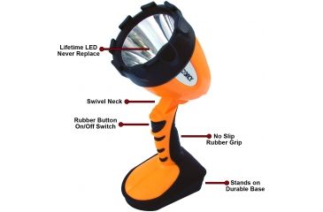 Image of Dorcy 6 Watt- 4C K2 LED Spotlight w/ Batteries 41-4296