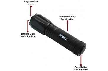 Image of Dorcy 80 Lumens 3AAA LED Aluminum Tail Cap Switch, Case of 3, 41-4287-CS